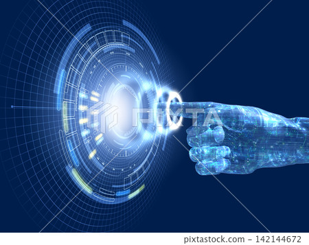 Adjust the hologram graph with your fingertips. Adjust the hologram graph with your fingertips. 142144672