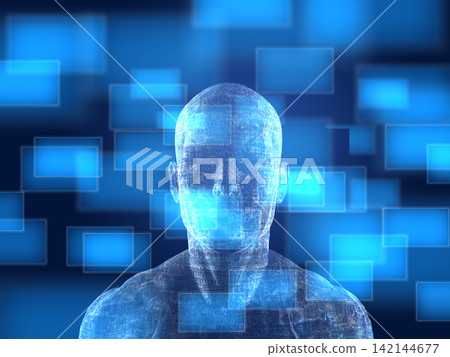 A robot that analyzes multiple pieces of information. A robot that analyzes multiple pieces of information. 142144677