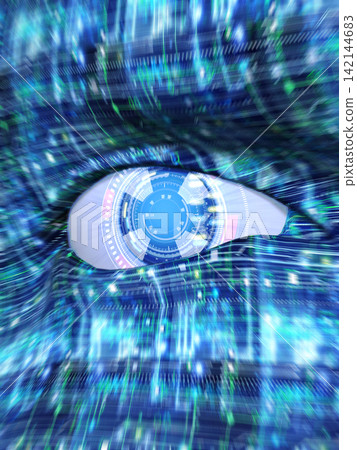 The eyes of a robot with analytical capabilities The eyes of a robot with analytical capabilities 142144683