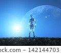 閃亮的機器人和行星 142144703