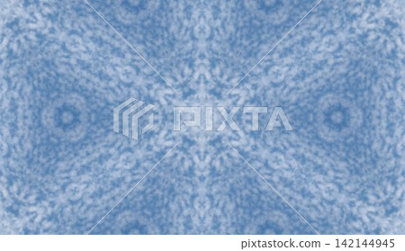 Beautiful Cloud Formation Over Blue Sky with Palette Bar Beautiful Cloud Formation Over Blue Sky with Palette Bar 142144945