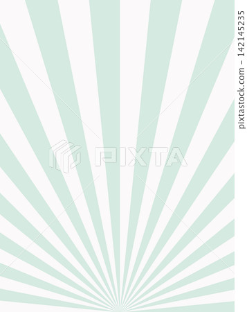 Concentration lines, sunburst, illustration, background material, light green, mint green Concentration lines, sunburst, illustration, background material, light green, mint green 142145235