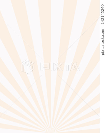 Concentration lines, sunburst illustration background material, light beige, ivory Concentration lines, sunburst illustration background material, light beige, ivory 142145240