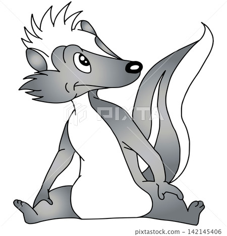 Fun animal illustration ☆ Skunk Fun animal illustration ☆ Skunk 142145406