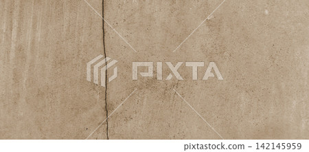 A concrete wall with a single vertical crack. A concrete wall with a single vertical crack. 142145959