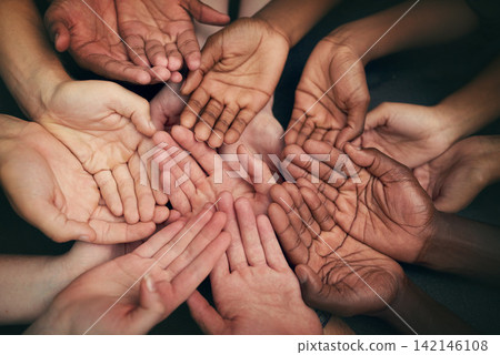 Hands, people and beg with gesture for symbol with trust or motivation with unity in community for gratitude. Poverty, group and hardship with sign, diversity and poor with strength in together Hands, people and beg with gesture for symbol with trust or motivation with unity in community for gratitude. Poverty, group and hardship with sign, diversity and poor with strength in together 142146108