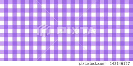 Purple gingham check background illustration Purple gingham check background illustration 142146137