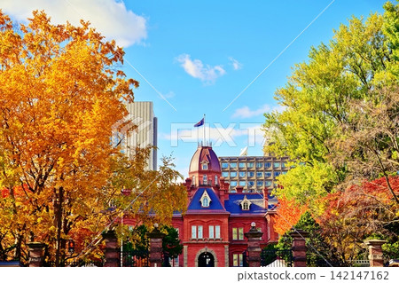 Autumn scenery at the former Hokkaido Government Office building Autumn scenery at the former Hokkaido Government Office building 142147162