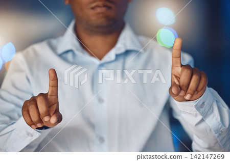 Hands, invisible screen and business man in office for user interface, hologram and mockup space for ux. Professional, corporate and person with fingers for research, online website and future Hands, invisible screen and business man in office for user interface, hologram and mockup space for ux. Professional, corporate and person with fingers for research, online website and future 142147269