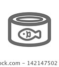 簡單的罐頭食品向量圖 142147502