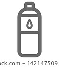 簡單的水瓶，來自 Vector 142147509