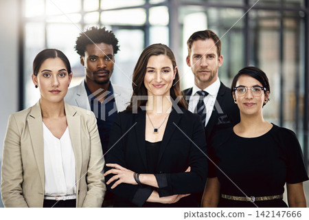 Business people, portrait and group with teamwork, diversity and cooperation with corporate professional. Legal aid, attorney and lawyer in modern office, confidence and collaboration with support Business people, portrait and group with teamwork, diversity and cooperation with corporate professional. Legal aid, attorney and lawyer in modern office, confidence and collaboration with support 142147666
