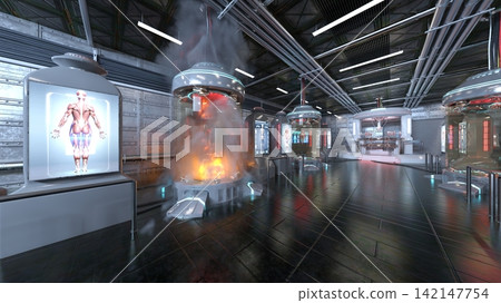 Scenery inside the spacecraft Scenery inside the spacecraft 142147754