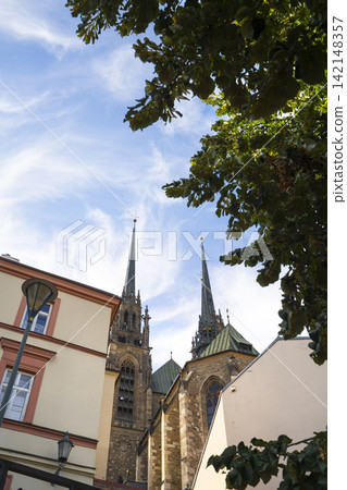 he Cathedral of Saints Peter and Paul in Brno, Czech Republic he Cathedral of Saints Peter and Paul in Brno, Czech Republic 142148357
