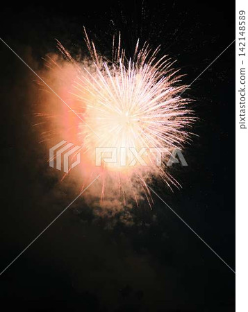 Radiating fireworks at the Kochi City Summer Fireworks Festival Radiating fireworks at the Kochi City Summer Fireworks Festival 142148589