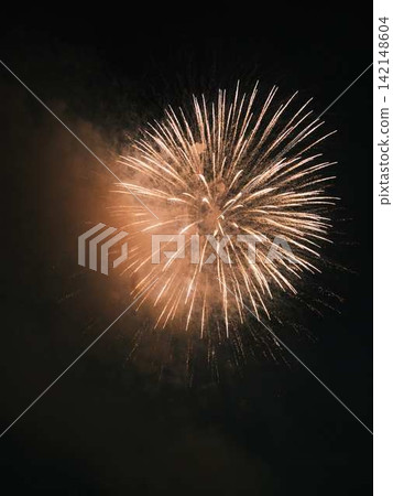 Radiating fireworks at the Kochi City Summer Fireworks Festival Radiating fireworks at the Kochi City Summer Fireworks Festival 142148604