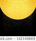 Full moon and coin background 142148669