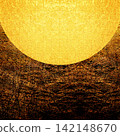 Full moon and coin background 142148670
