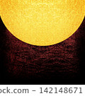Full moon and coin background 142148671