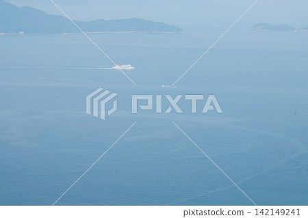 A view of the Seto Inland Sea and Takamatsu city from Yashima in Setonaikai National Park (photographed in August 2026) A view of the Seto Inland Sea and Takamatsu city from Yashima in Setonaikai National Park (photographed in August 2026) 142149241