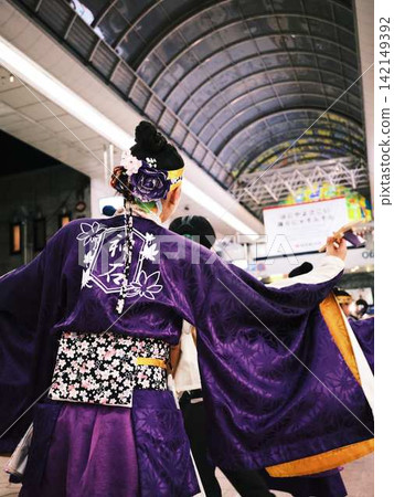 Yosakoi Festival in Obiyamachi 142149392