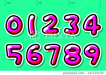 POP's set of numbers from 0 to 9_091 POP's set of numbers from 0 to 9_091 142150376