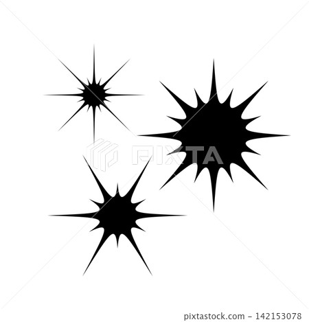 Starburst icon symbol Starburst icon symbol 142153078