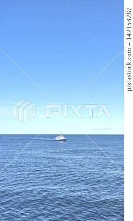 A ship at sea, travel concept. A ship at sea, travel concept. 142153282