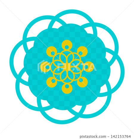 淺藍色格子花卉圖案 淺藍色格子花卉圖案 142153764