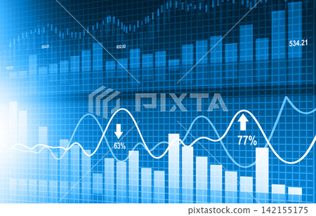 stock market finance graph background 142155175