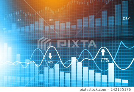 stock market finance graph background stock market finance graph background 142155176
