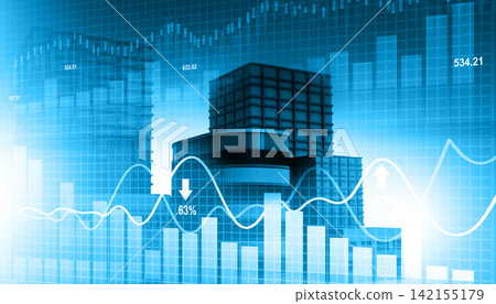 stock market finance graph background stock market finance graph background 142155179