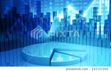 Business graphs and financial reports Business graphs and financial reports 142155195
