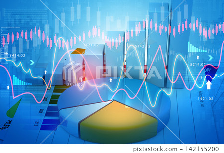 Business graphs and financial reports 142155200