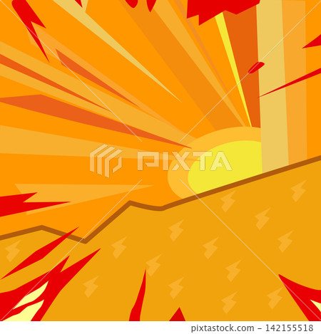 Abstract Comic Style Explosion Background Abstract Comic Style Explosion Background 142155518