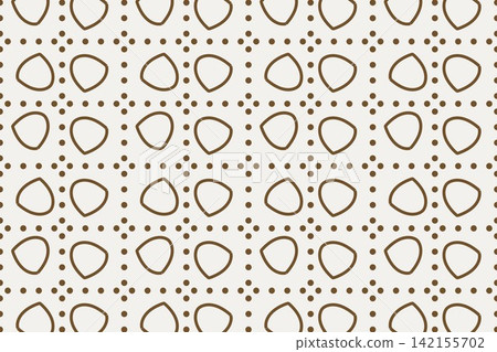 Seamless orange pattern of ditsy star flowers Seamless orange pattern of ditsy star flowers 142155702