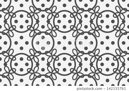 Orange botanical seamless pattern, leaves and daisies Orange botanical seamless pattern, leaves and daisies 142155761