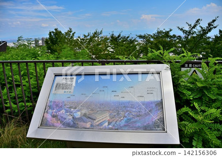 神戶「針眼」雕塑(觀景點標誌:神戶典型風景名勝,灘丸山公園11號) 神戶「針眼」雕塑(觀景點標誌:神戶典型風景名勝,灘丸山公園11號) 142156306