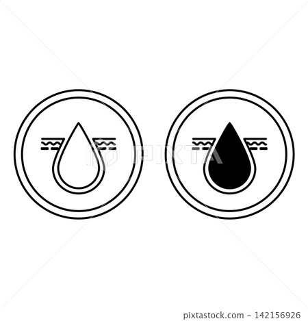Labels Moisturizing Cream. Black and White Vector Icons. Sticker For Cosmetics Packaging. Concept Skin Care Labels Moisturizing Cream. Black and White Vector Icons. Sticker For Cosmetics Packaging. Concept Skin Care 142156926