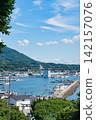 A view of the harbor from a shrine on a hill. 142157076