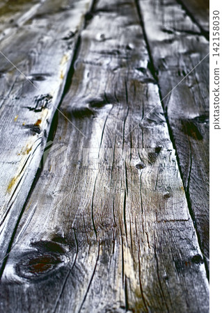 Wallpaper, background and wood texture with grain, architecture and building for strong vignette. Wall, decoration and crack with antique, retro and vintage construction for rough or rustic detail Wallpaper, background and wood texture with grain, architecture and building for strong vignette. Wall, decoration and crack with antique, retro and vintage construction for rough or rustic detail 142158030
