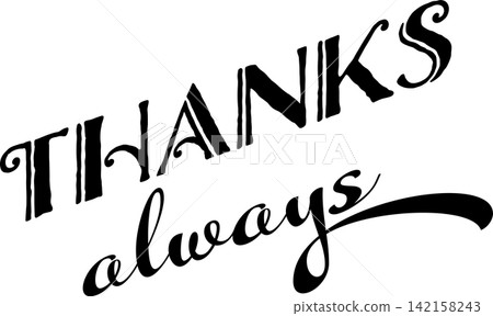 THANKS always - The THANKS always logo expresses gratitude. THANKS always - The THANKS always logo expresses gratitude. 142158243