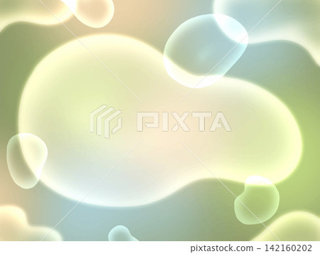 A frame resembling soap bubbles with a colorful gradient background. A frame resembling soap bubbles with a colorful gradient background. 142160202