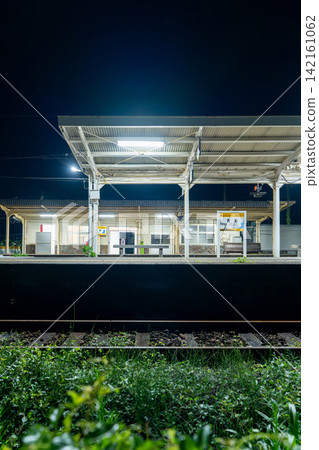 Aoshima Station at night Aoshima Station at night 142161062