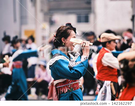Yosakoi Festival in Obiyamachi Yosakoi Festival in Obiyamachi 142162297