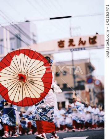 Yosakoi Festival in Obiyamachi Yosakoi Festival in Obiyamachi 142162471