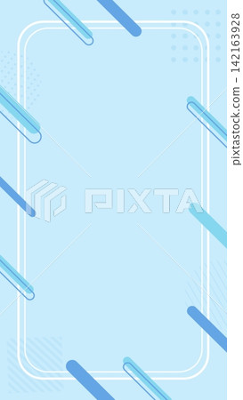 Cute pastel-colored geometric simple and pop frame background Cute pastel-colored geometric simple and pop frame background 142163928