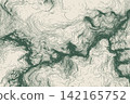 Decorative Engraved Line Background Vector Illustration in Vintage Ink Drawing Style 142165752