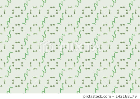 Green geometric seamless pattern, alternating coiled spirals Green geometric seamless pattern, alternating coiled spirals 142168179