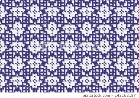 Mirrored coiled spirals seamless background in blue Mirrored coiled spirals seamless background in blue 142168187